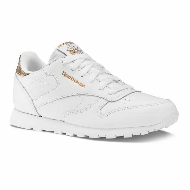 Reebok Classic Leather Tenisky Dievcenske - Biele SY2315LK